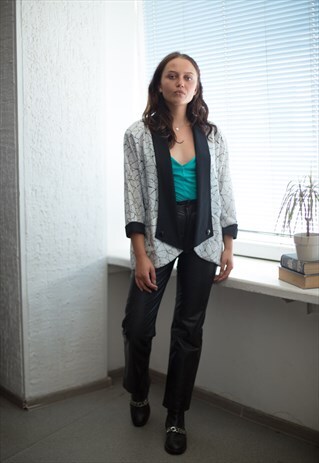 VINTAGE 90'S SILVER GLITTERED JACKET