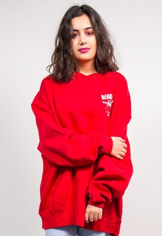 90'S VINTAGE STARTER NEBRASKA CORNHUSKERS OVERSIZE SWEATER