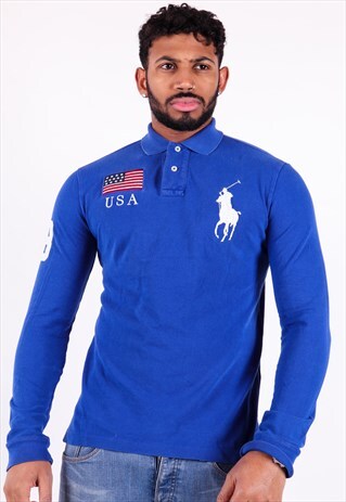 RALPH LAUREN LONG POLO SHIRT T684