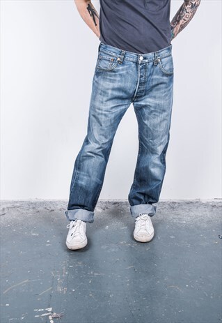 VINTAGE BLUE LEVI'S 501 JEANS