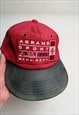 90'S 1993 ABRAMS SPORT CANADA LEATHER BASEBALL HAT