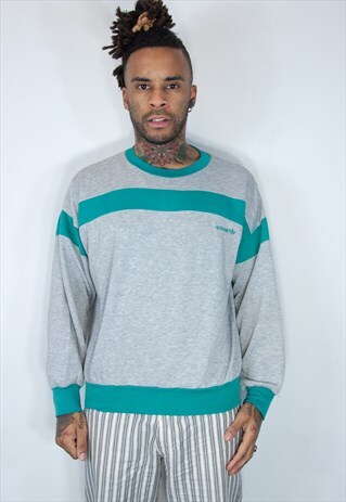 RARE ADIDAS EMBROIDED SWEATSHIRT