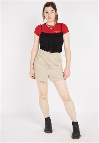 VINTAGE BENETTON CORD SKIRT