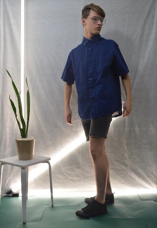 VINTAGE BLUE POLO SHIRT
