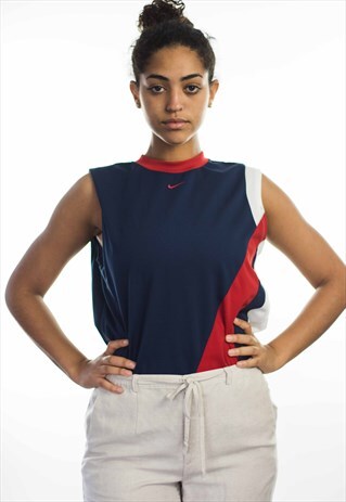 VINTAGE NIKE LOGO SLEEVELESS T-SHIRT JERSEY 90S XL 5.1