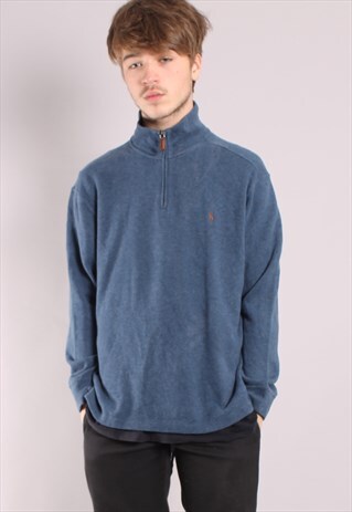 VINTAGE POLO RALPH LAUREN 1/4 ZIP SWEATSHIRT