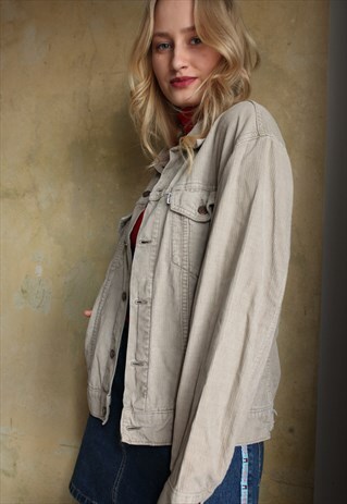 VINTAGE LEVI'S BEIGE CORDUROY JACKET