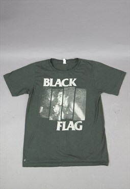 Vintage Black Flag Graphic T-Shirt in Black