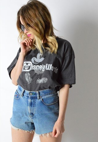 GREY MICKEY MOUSE DISNEY T-SHIRT