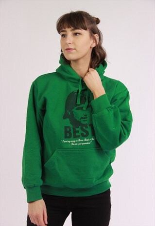 VINTAGE BEST GREEN HOODIE