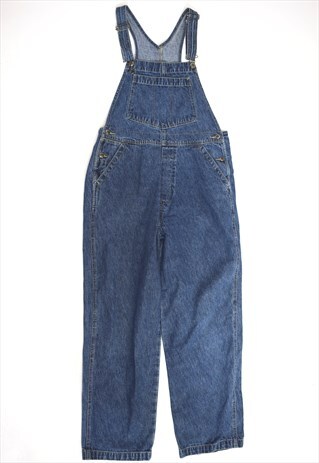 VINTAGE 90S ST JOHNS BAY BLUE DENIM DUNGAREES