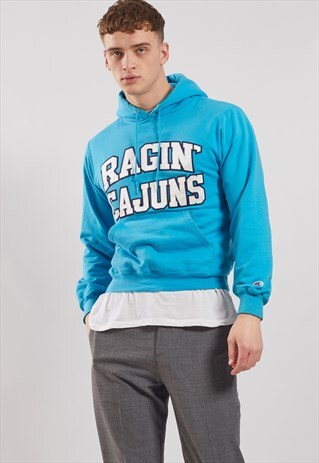 VINTAGE CHAMPION RAGIN' CAJUNS HOODIE