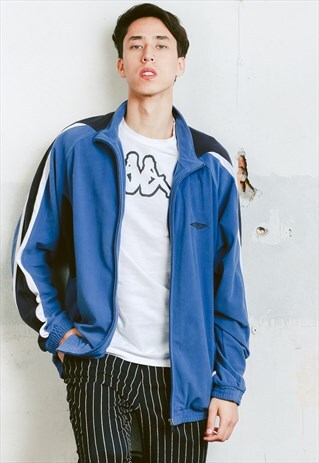 VINTAGE UMBRO VELVET TRACK JACKET