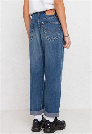 VINTAGE BLUE LEVI'S 550 FIT DENIM JEANS