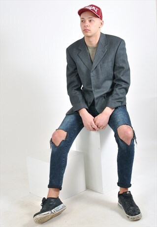 VINTAGE TWEED BLAZER JACKET