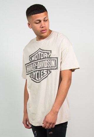 HARLEY DAVIDSON T-SHIRT LOGO PRINT