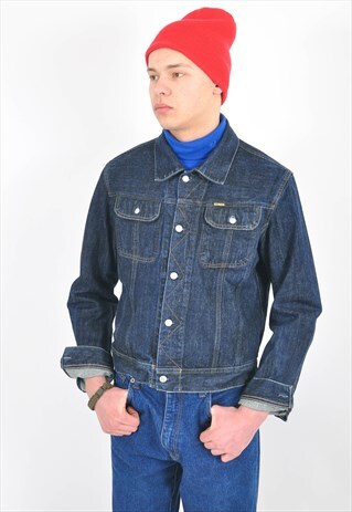 VINTAGE DIESEL DENIM JACKET IN BLUE