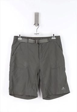 Adidas Vintage Sport Shorts in Grey - L