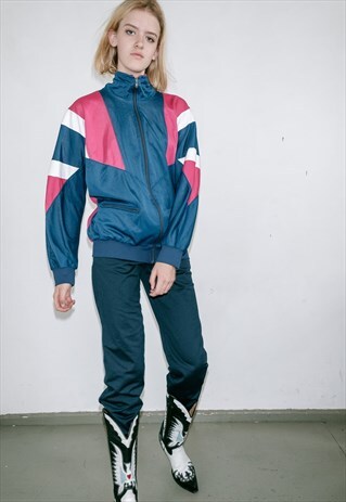 VINTAGE SOVIET TRICOLOR JACKET / 1990S