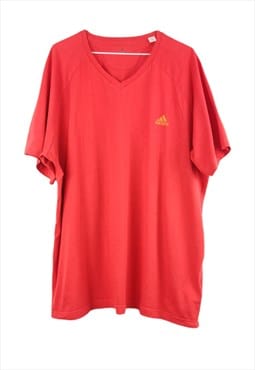 Vintage Adidas 2k T-Shirt in Red XXL