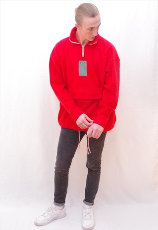 1/4 ZIP FLEECE JUMPER