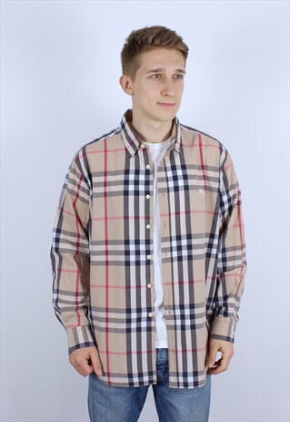 RARE VINTAGE BURBERRY BRIT MENS SHIRT