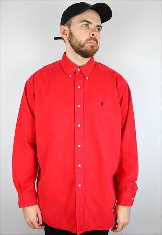 VINTAGE RALPH LAUREN LONG SLEEVED SHIRT SIZE L