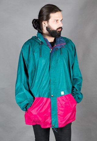 VINTAGE 90S K-WAY '2000' WINDBREAKER