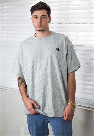 VINTAGE CHAMPION T-SHIRT LOGO 90S XXL 9.2