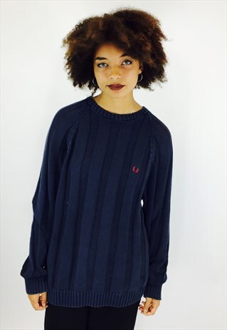 FRED PERRY COTTON KNIT JUMPER