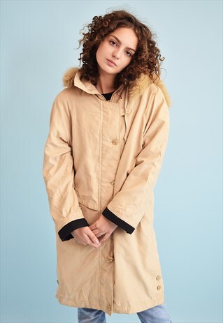90'S RETRO ATHLEISURE NEUTRAL PARKA COAT
