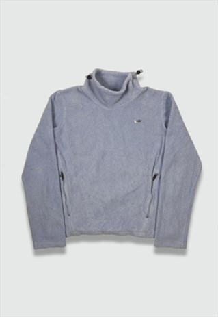 VINTAGE EARLY Y2K NIKE SMOCK-NECK FLEECE IN PASTEL PURPLE