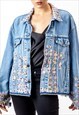Denim jacket upcycled