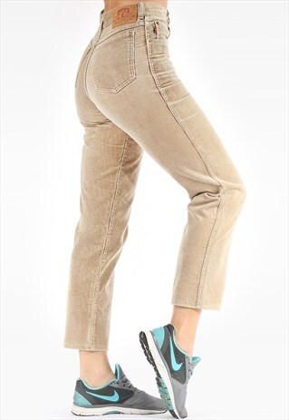 TAPERED MOM TROUSERS CORDUROY