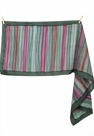 VINTAGE SCARF 70S PSYCHEDELIC HIPPIE MOD ACID WASH NECK TIE