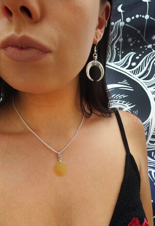 AMBER SEQUIN NECKLACE