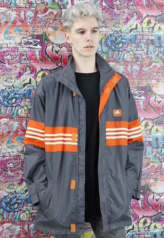 VINTAGE ADIDAS SHELL JACKET / WINDBREAKER BRANDED SPORTSWEAR