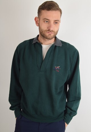 VINTAGE HUGO BOSS SWEATSHIRT MADE IN W-GERMANY 80'S (1736