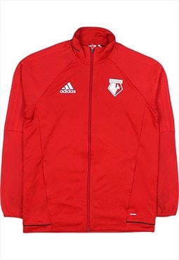 Vintage 90's Adidas Fleece Watford Training Top Zip Up