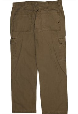 Vintage 90's Wrangler Trousers / Pants Workwear Brown 36