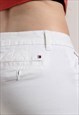 VINTAGE TOMMY HILFIGER WOMENS CHINO TROUSERS WHITE -W31 L32