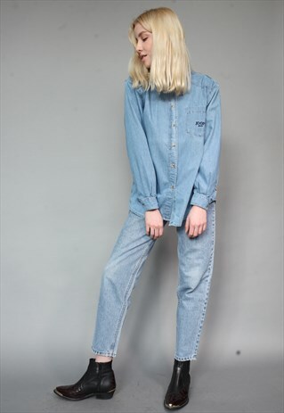 VINTAGE 90'S DESIGNER JOOP DENIM SHIRT