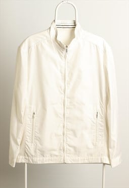 Vintage Givenchy Light Sporty Jacket Logo White