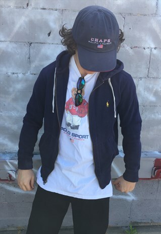 RALPH LAUREN ZIP UP HOODIE