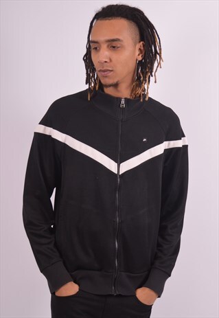 VINTAGE NIKE TRACKSUIT TOP JACKET BLACK
