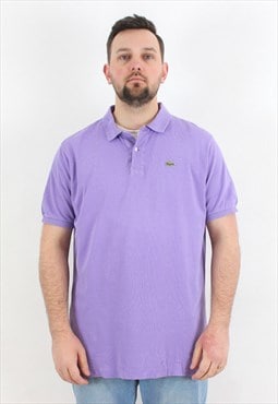 CHEMISE Polo Shirt T-Shirt Lavender Purple Cotton Collared