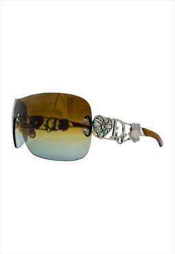 Christian Dior Sunglasses Rimless Shield Oversized Spuns