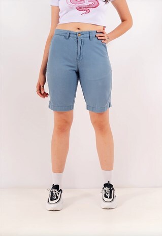 VINTAGE TOMMY HILFIGER CHINO SHORTS MID-BLUE