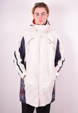 LOTTO MENS VINTAGE JACKET XL WHITE 90'S