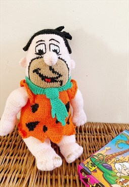 Handmade knitted Fred Flintstone